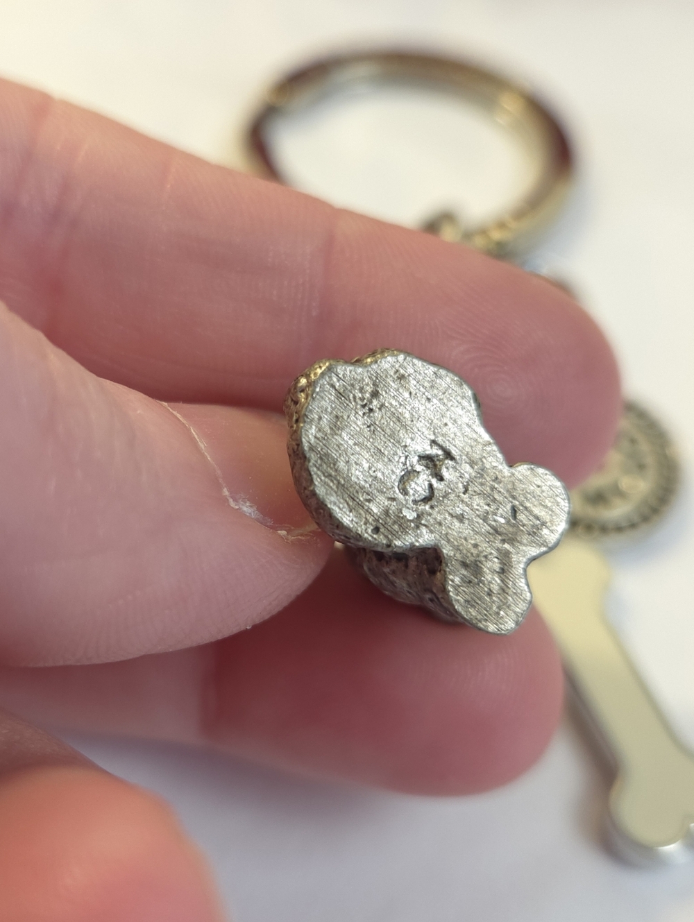 Little Gifts Dog Charm Key Chain I ♡ My Dog Dog Bone & Bowl Charms - Picture 3 of 9